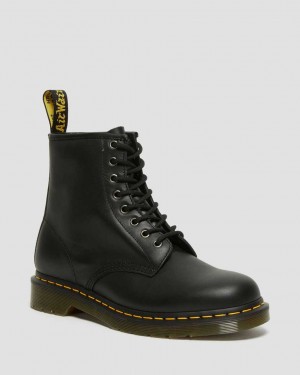 Dr Martens 1460 Nappa Leather Men Ankle Boots Black | 73ZEPBJWC