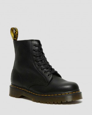 Dr Martens 1460 Pascal Bex Leather Men Lace Up Boots Black | 10RXNMJPI