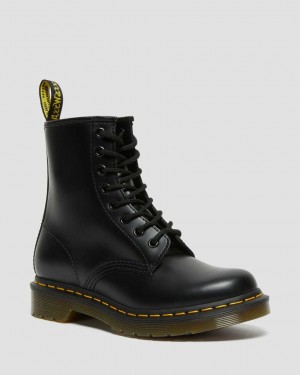 Dr Martens 1460 Smooth Leather Women Ankle Boots Black | 51TSZPVFE