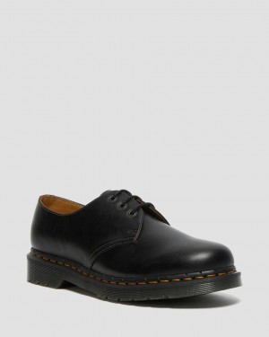 Dr Martens 1461 Abruzzo Leather Men Oxfords Shoes Black Brown | 08VSWNZFY