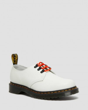 Dr Martens 1461 Ben Smooth Leather Men Oxfords Shoes White | 38SVAPBIX