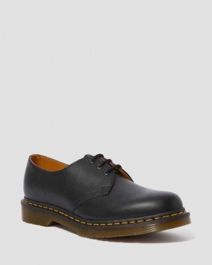 Dr Martens 1461 Nappa Leather Men Oxfords Shoes Black | 06UOXKTBS