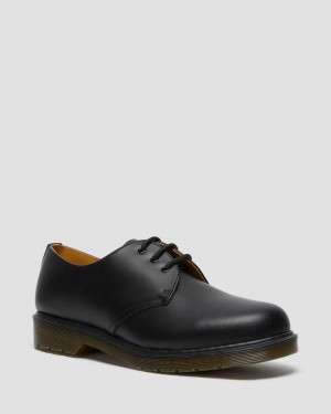 Dr Martens 1461 Plain Welt Smooth Leather Men Oxfords Shoes Black | 61PRLEMAK