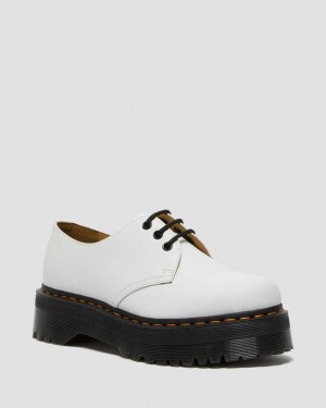 Dr Martens 1461 Smooth Leather Men Oxfords Shoes White | 03OGKPCJR