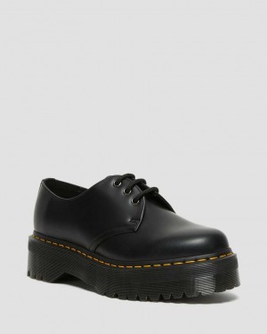 Dr Martens 1461 Smooth Leather Men Oxfords Shoes Black | 94YFDMEWR