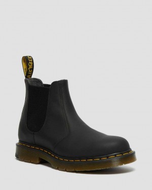 Dr Martens 2976 DM's Wintergrip Men Ankle Boots Black | 85YRMJOKG