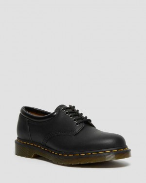 Dr Martens 8053 Nappa Leather Men Oxfords Shoes Black | 73JAQMHDV