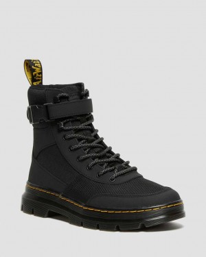 Dr Martens Combs Tech Extra Tough Poly Men Ankle Boots Black | 68SJMHLYA