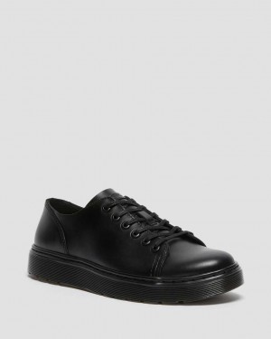 Dr Martens Dante Brando Leather Men Oxfords Shoes Black | 02XGLWVFN