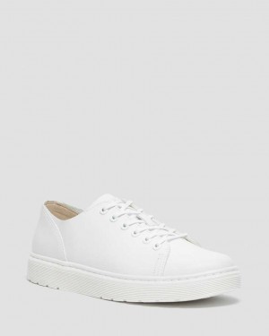 Dr Martens Dante Leather Women Oxfords Shoes White | 64AHELJYW