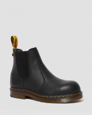 Dr Martens Fellside Full Grain Chelsea Work Men Chelsea Boots Black | 12OVSDKCT