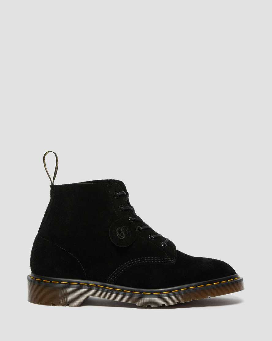 Dr Martens 101 Suede Men Ankle Boots Black | 42QMXZGHI