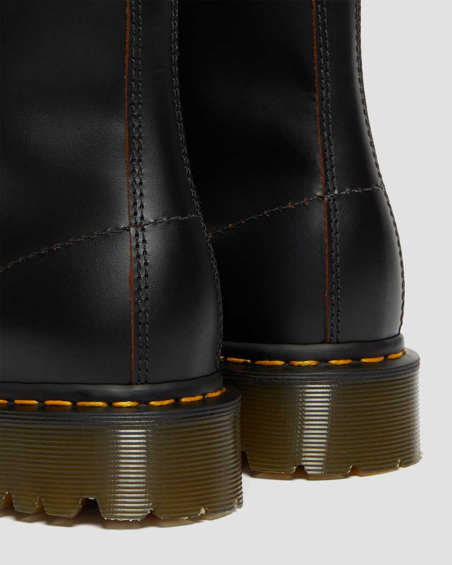 Dr Martens 1460 Bex Made in England Toe Cap Women Ankle Boots Black | 09KEPSDTU