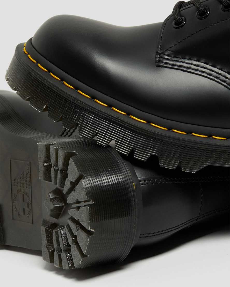 Dr Martens 1460 Bex Smooth Leather Men Lace Up Boots Black | 64TESOFAN