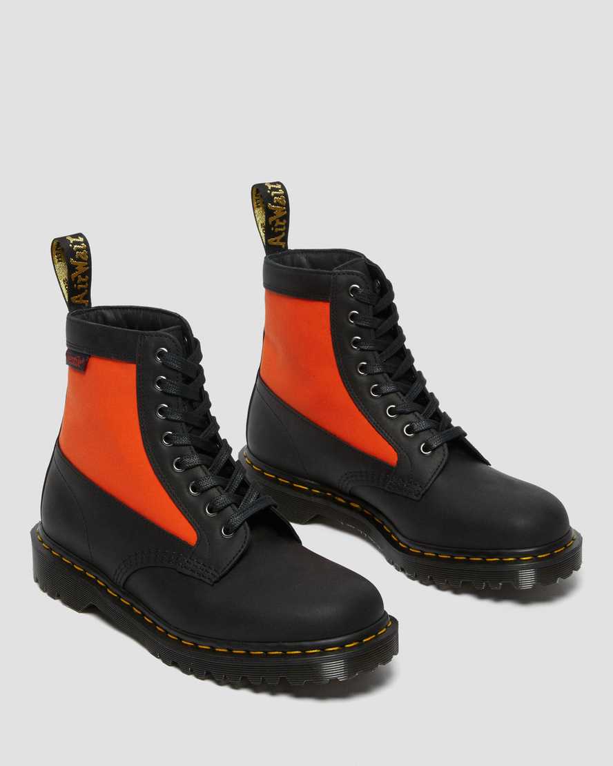 Dr Martens 1460 Panel Made in England Leather Men Lace Up Boots Black | 41TPQBCZY