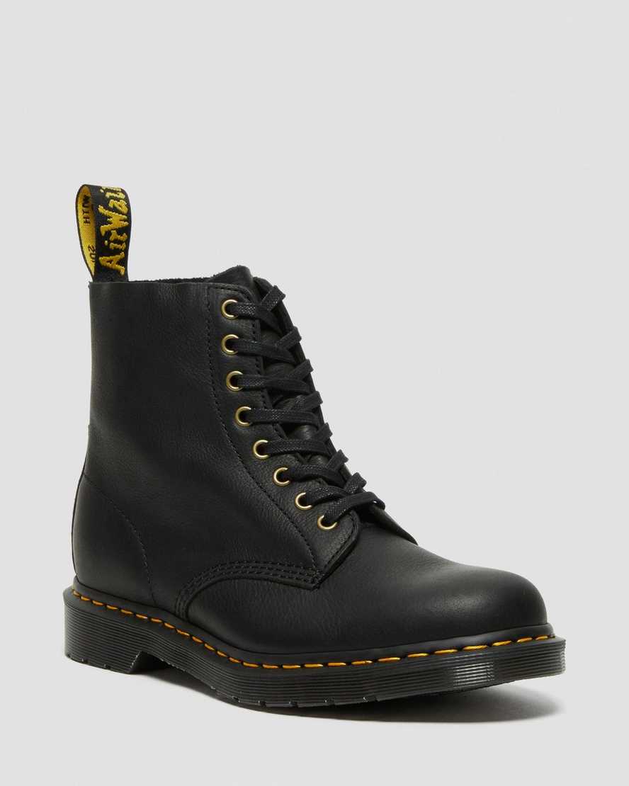 Dr Martens 1460 Pascal Ambassador Leather Women Lace Up Boots Black | 29EHUAWST