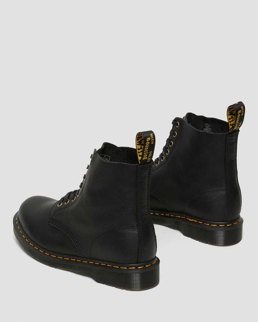 Dr Martens 1460 Pascal Ambassador Leather Women Lace Up Boots Black | 29EHUAWST