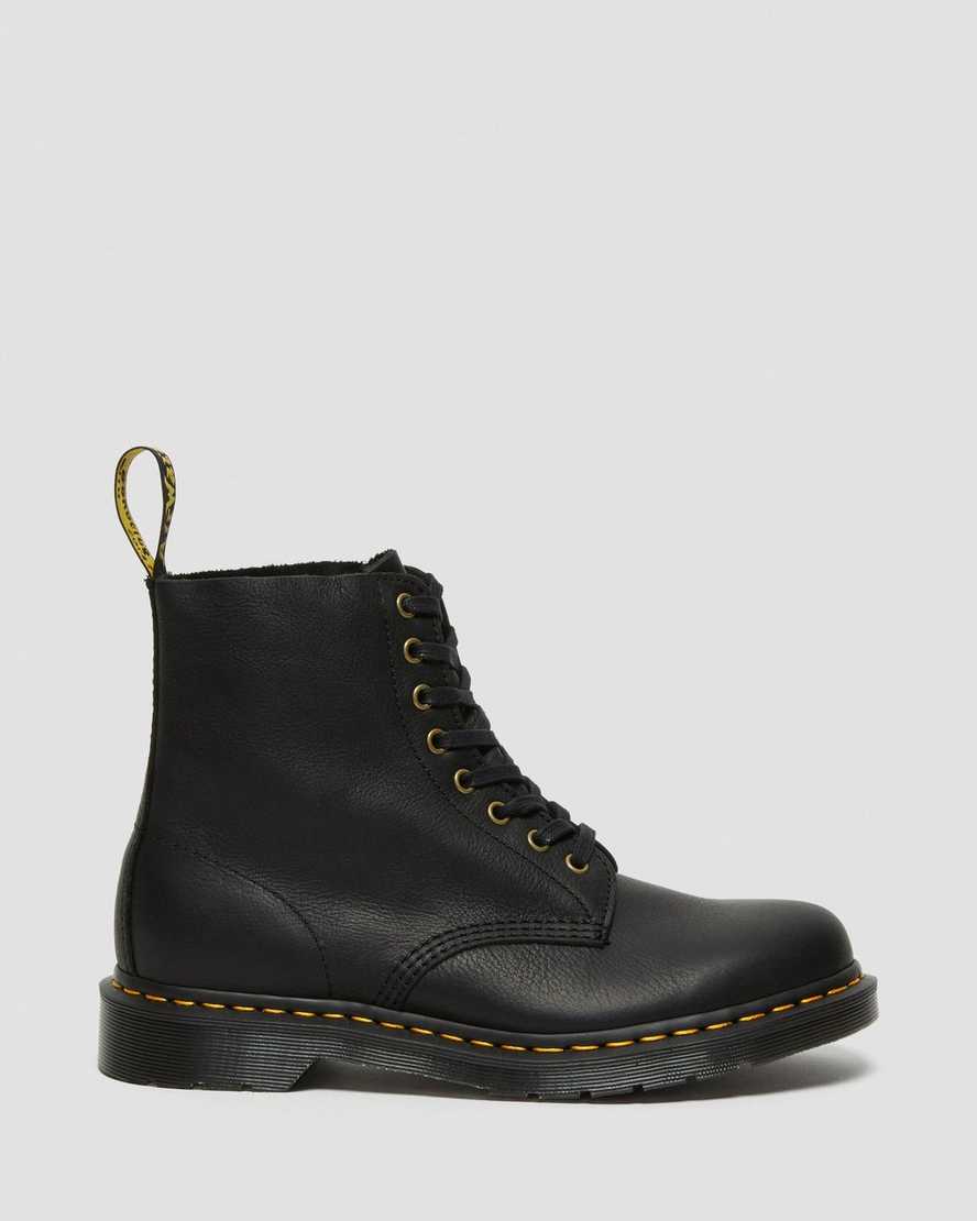 Dr Martens 1460 Pascal Ambassador Leather Women Lace Up Boots Black | 29EHUAWST