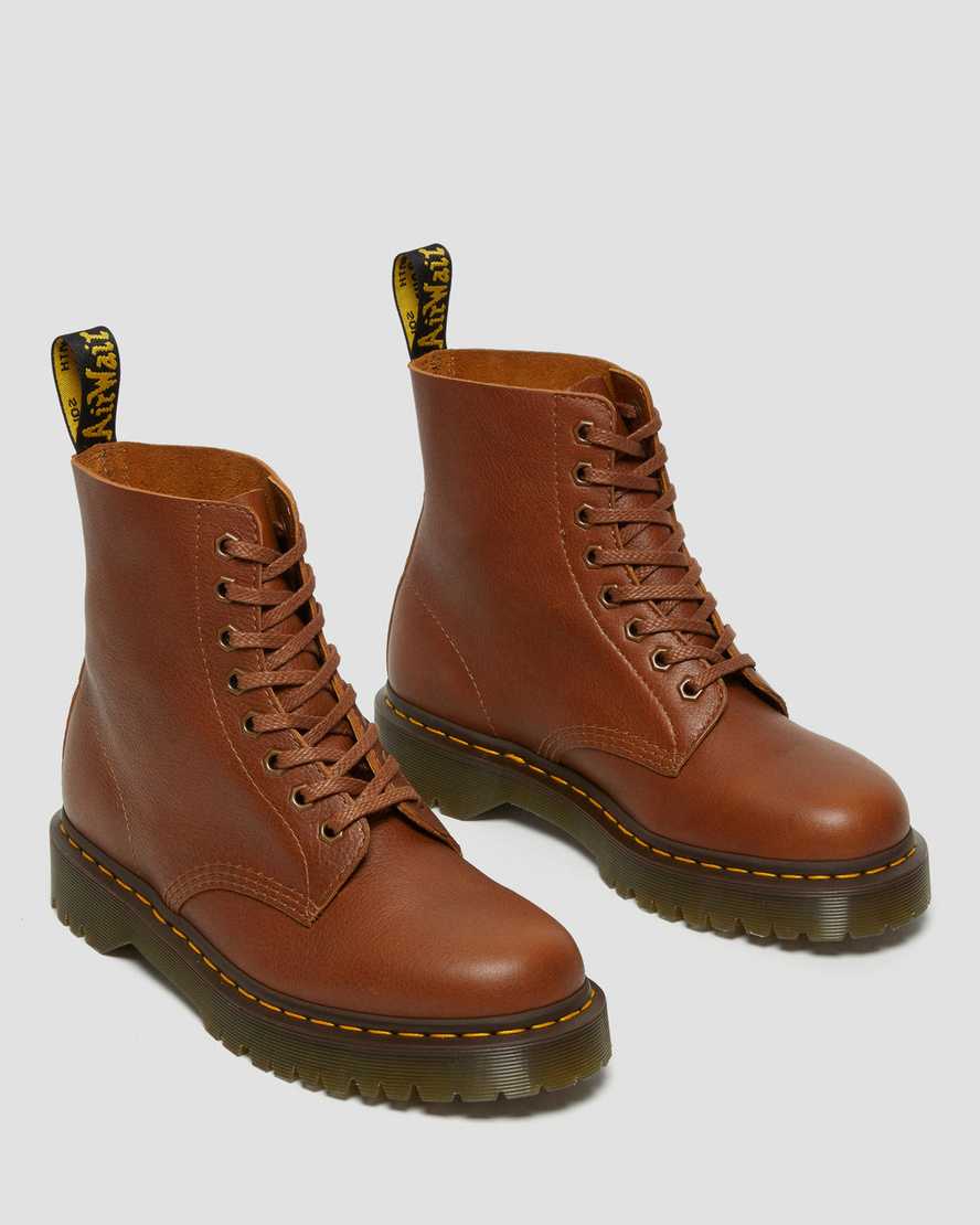 Dr Martens 1460 Pascal Bex Leather Men Ankle Boots Brown | 98HXRNFIJ