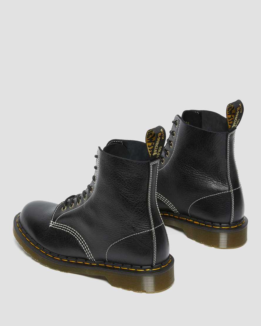 Dr Martens 1460 Pascal Made in England Classic Leather Men Lace Up Boots Black | 86EKFTMPC