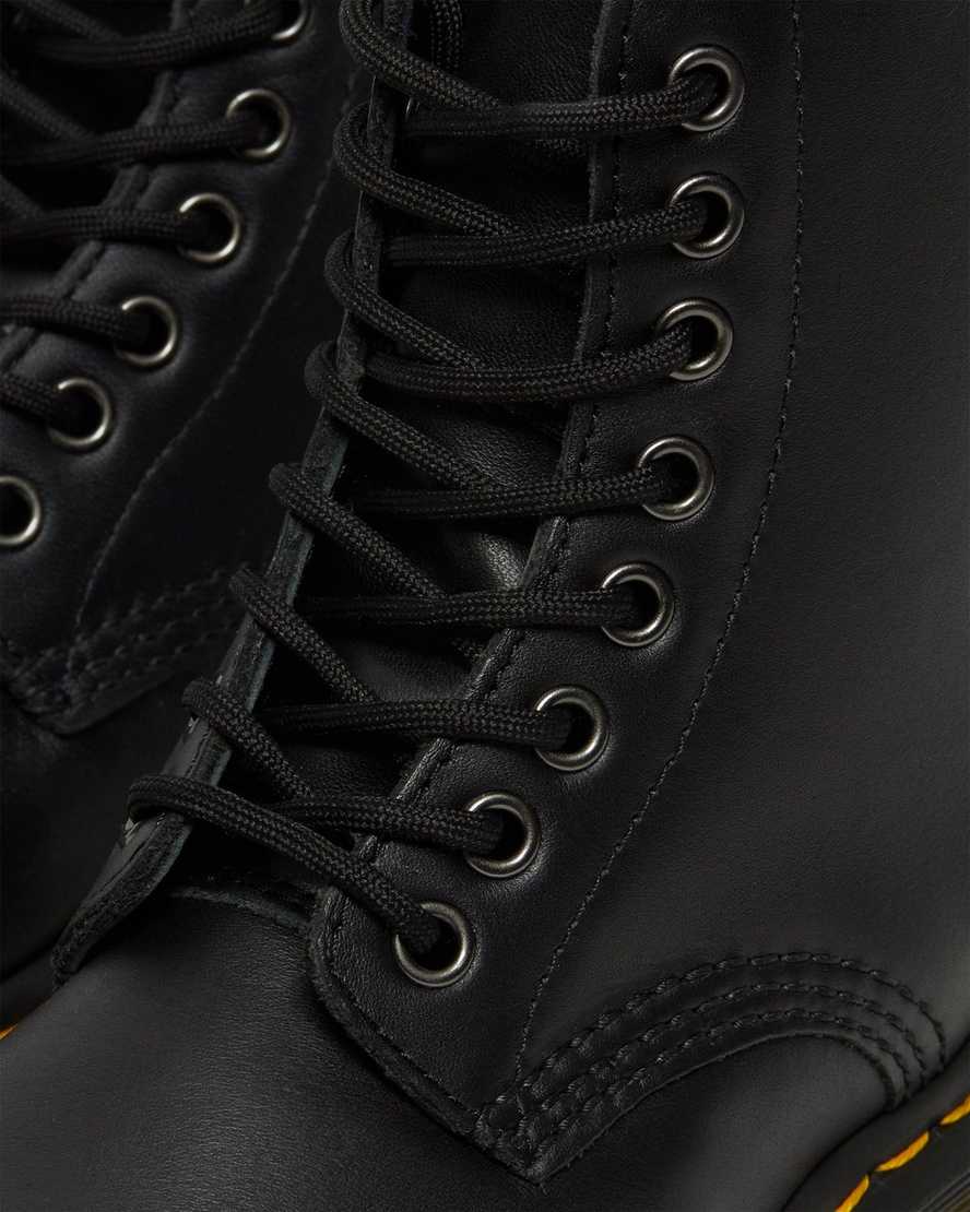 Dr Martens 1460 Pascal Nappa Zip Up Men Boots Black | 40SDYZXWR