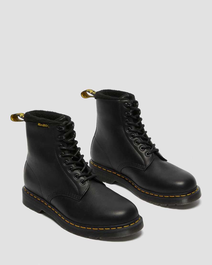 Dr Martens 1460 Pascal Warmwair Leather Women Lace Up Boots Black | 52KYWCIRF