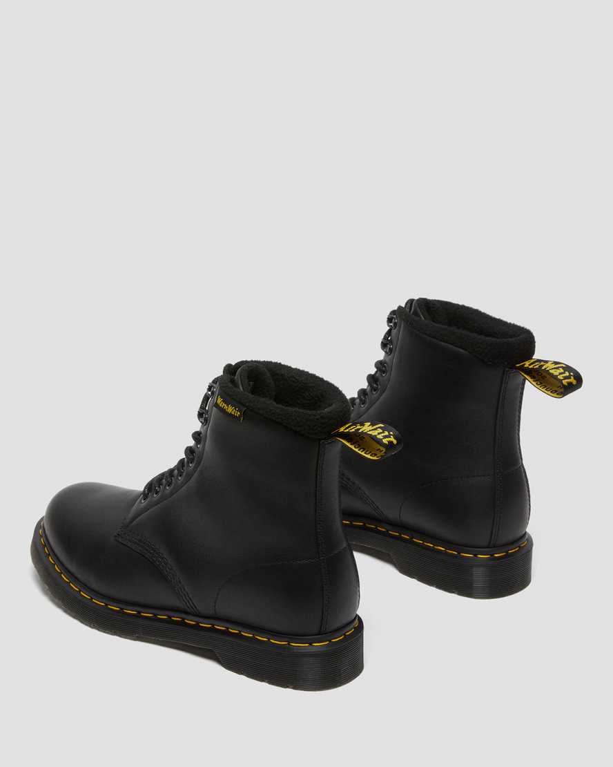 Dr Martens 1460 Pascal Warmwair Leather Women Lace Up Boots Black | 52KYWCIRF