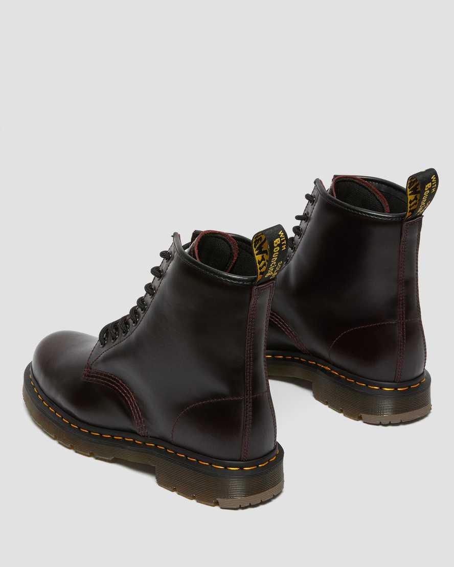 Dr Martens 1460 Slip Resistant Atlas Leather Women Ankle Boots Oxblood | 38UQYIPWT