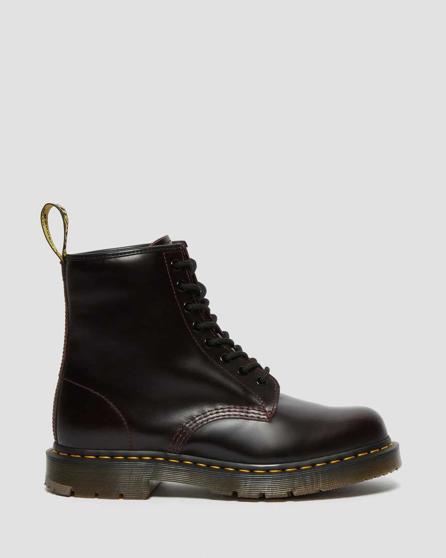 Dr Martens 1460 Slip Resistant Atlas Leather Women Ankle Boots Oxblood | 38UQYIPWT