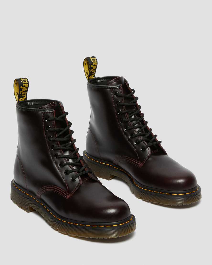 Dr Martens 1460 Slip Resistant Atlas Leather Women Ankle Boots Oxblood | 38UQYIPWT