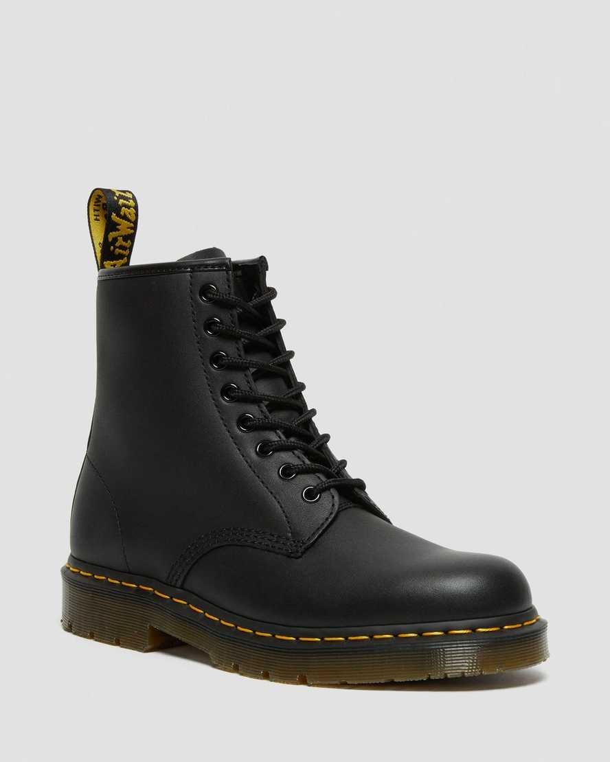 Dr Martens 1460 Slip Resistant Leather Men Ankle Boots Black | 46OGBAMCJ