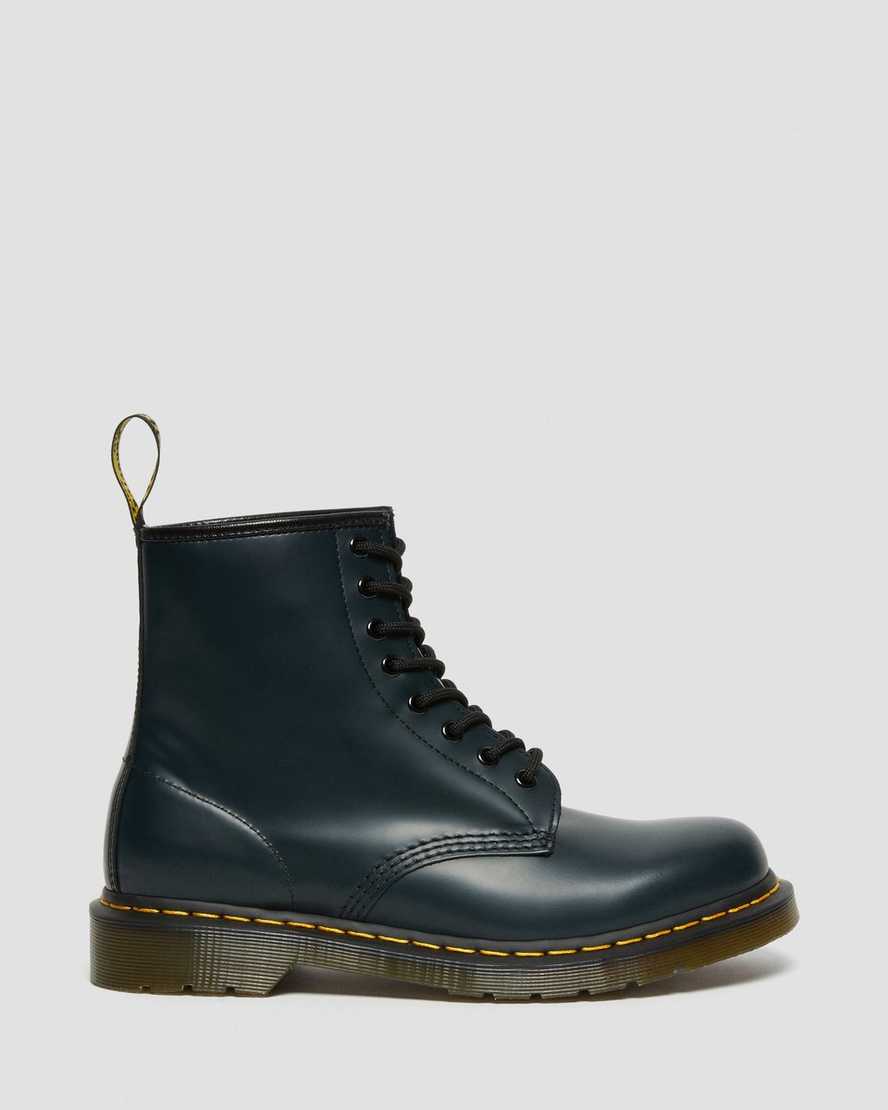 Dr Martens 1460 Smooth Leather Women Lace Up Boots Navy | 51CPBFVQG