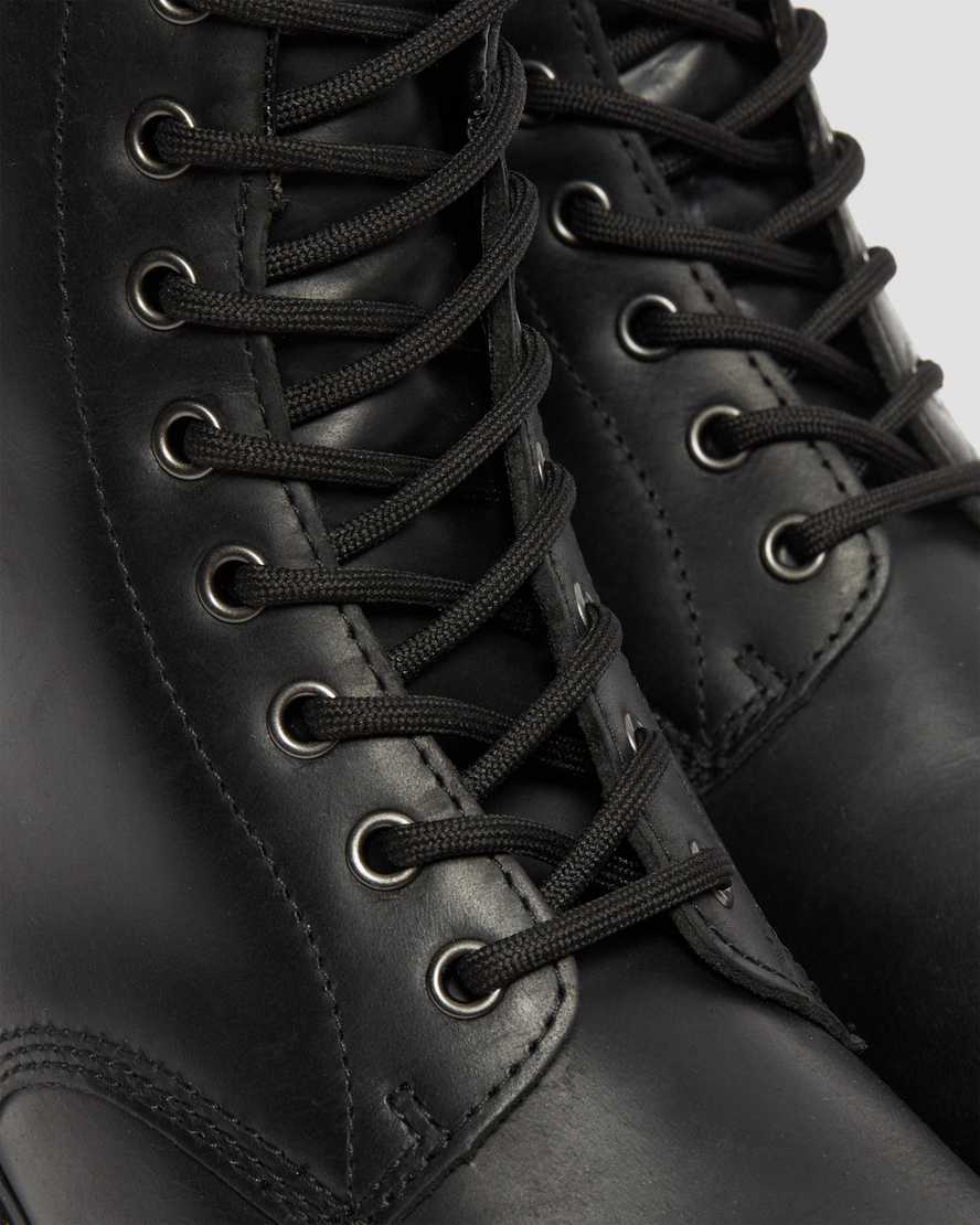 Dr Martens 1460 Waterproof Men Utility Boots Black | 85CJWPKLZ