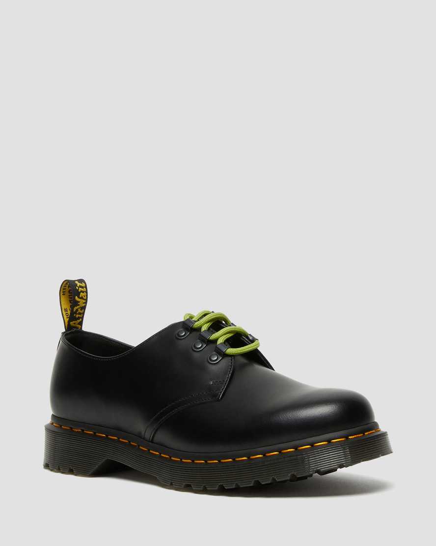 Dr Martens 1461 Ben Smooth Leather Men Oxfords Shoes Black | 56TSMXDCA