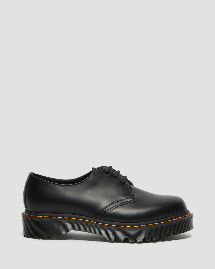 Dr Martens 1461 Bex Smooth Leather Women Oxfords Shoes Black | 60IYETAUX