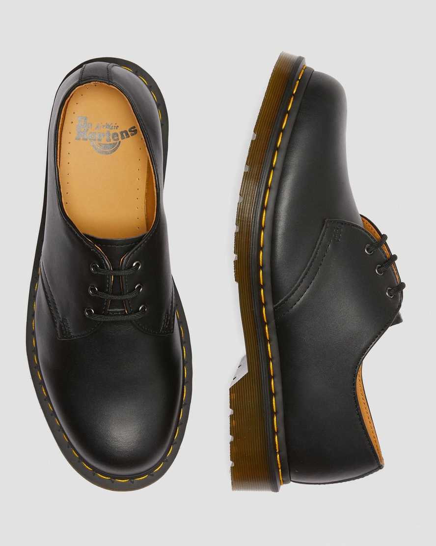 Dr Martens 1461 Nappa Leather Men Oxfords Shoes Black | 06UOXKTBS