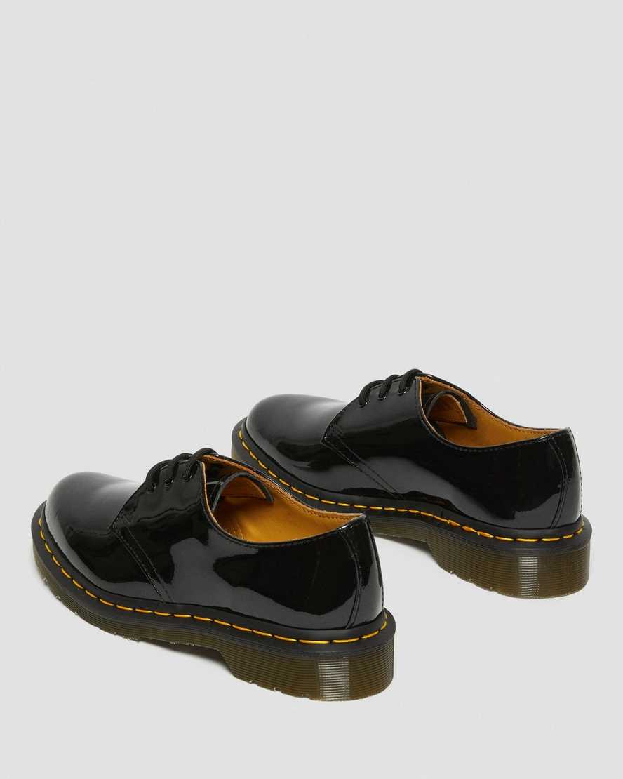 Dr Martens 1461 Patent Leather Women Patent Shoes Black | 74UVJBMWK