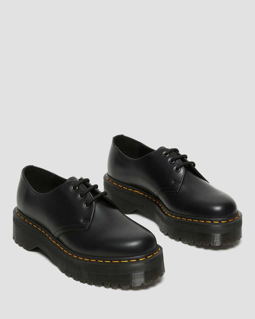 Dr Martens 1461 Smooth Leather Men Oxfords Shoes Black | 94YFDMEWR