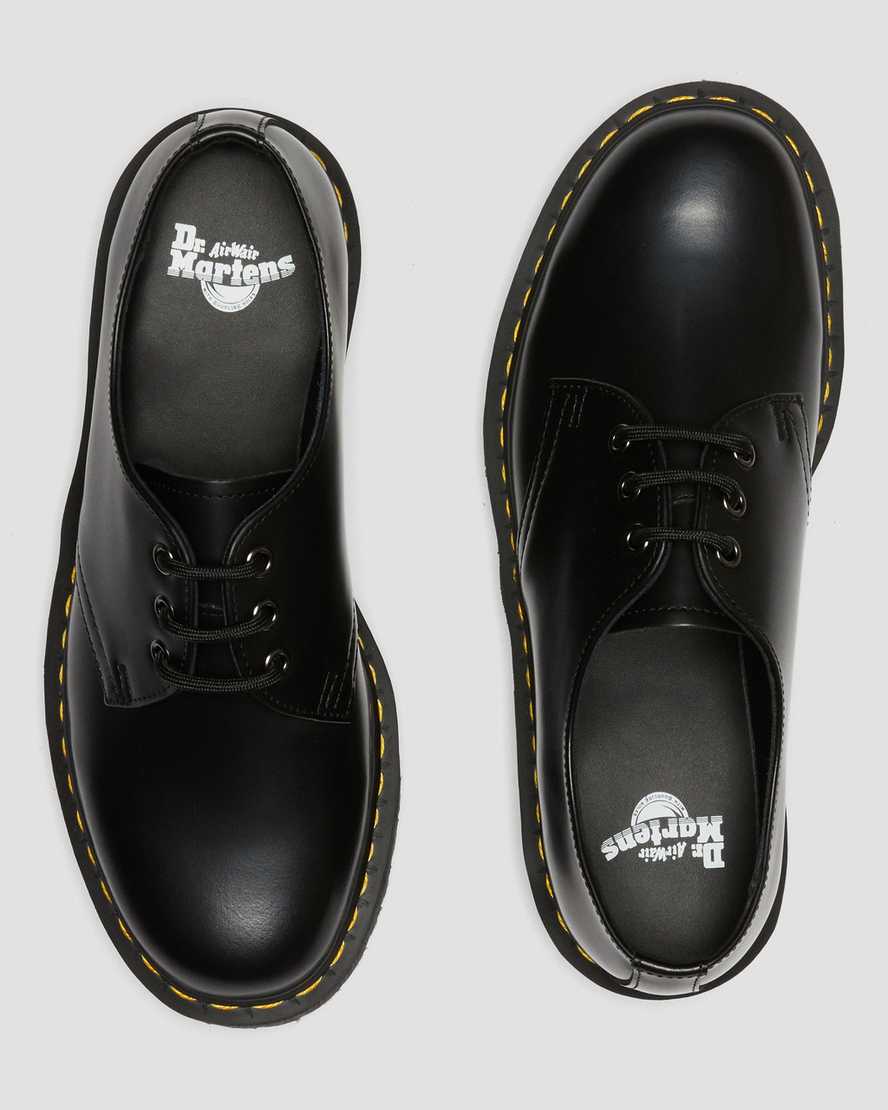 Dr Martens 1461 Smooth Leather Men Oxfords Shoes Black | 94YFDMEWR