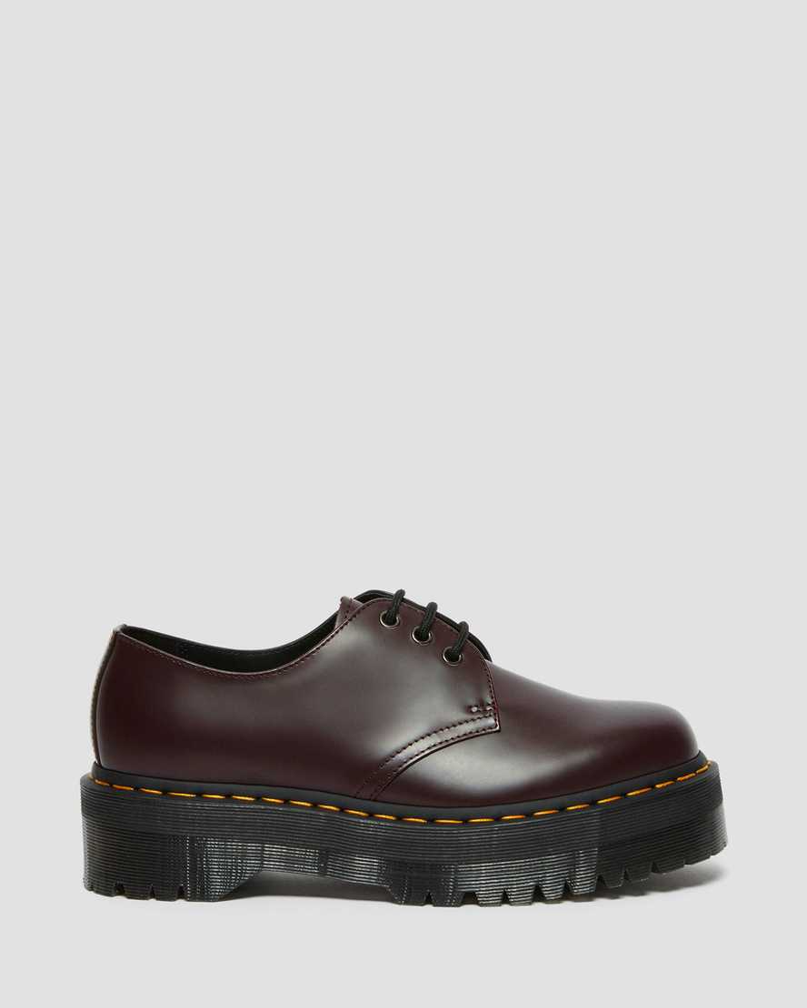 Dr Martens 1461 Smooth Leather Men Oxfords Shoes Burgundy | 32OAXUPYR