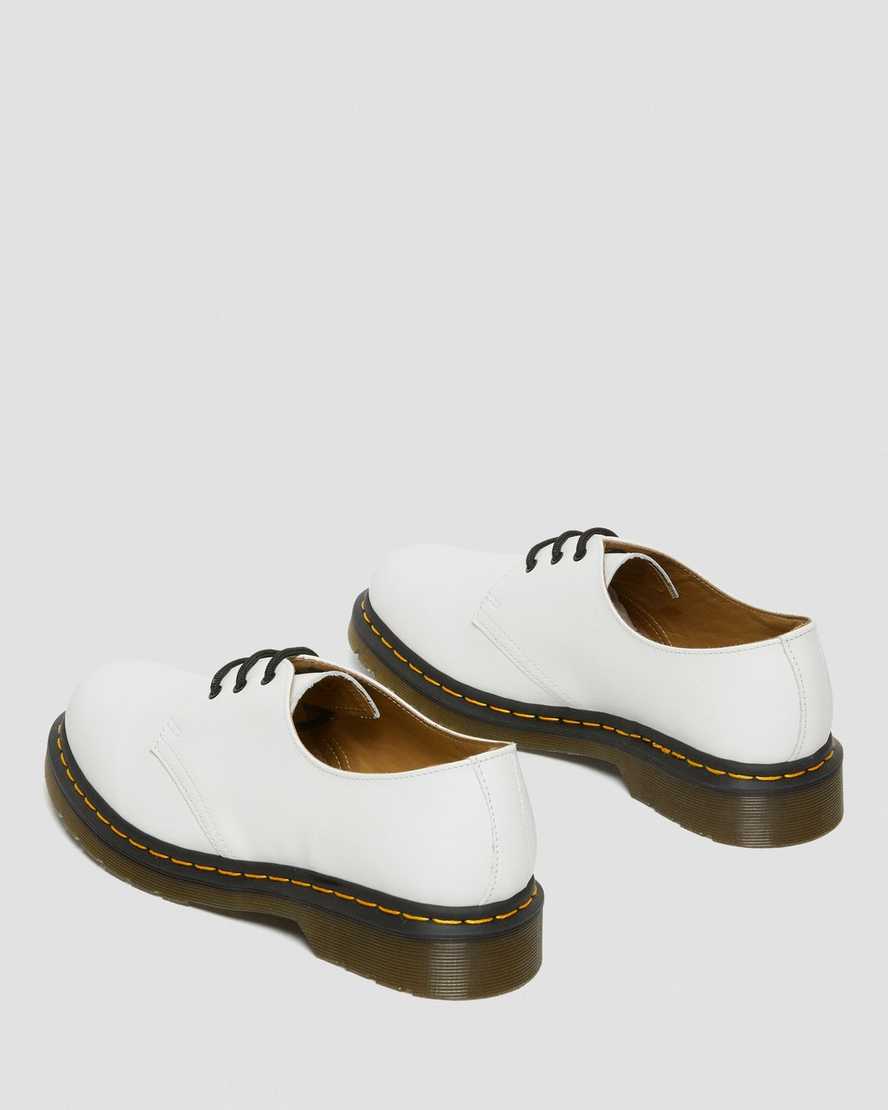 Dr Martens 1461 Smooth Leather Women Oxfords Shoes White | 96YOVLNHX