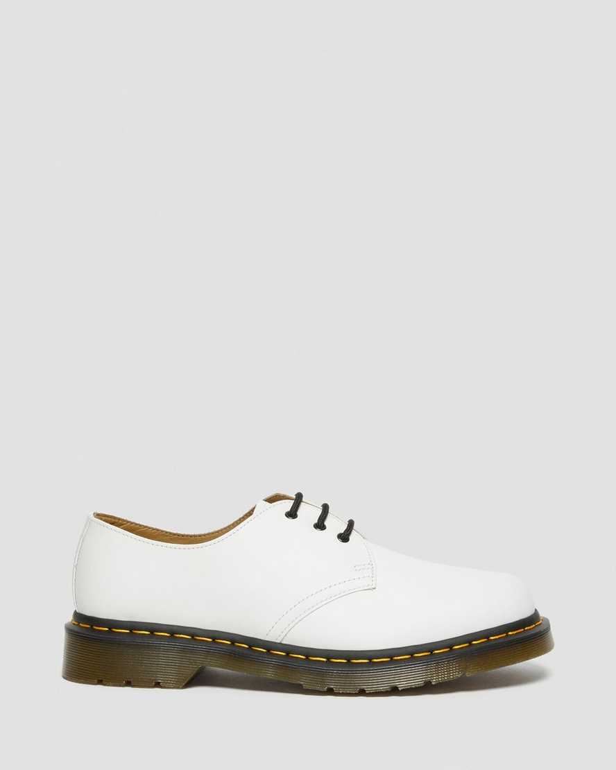 Dr Martens 1461 Smooth Leather Women Oxfords Shoes White | 96YOVLNHX