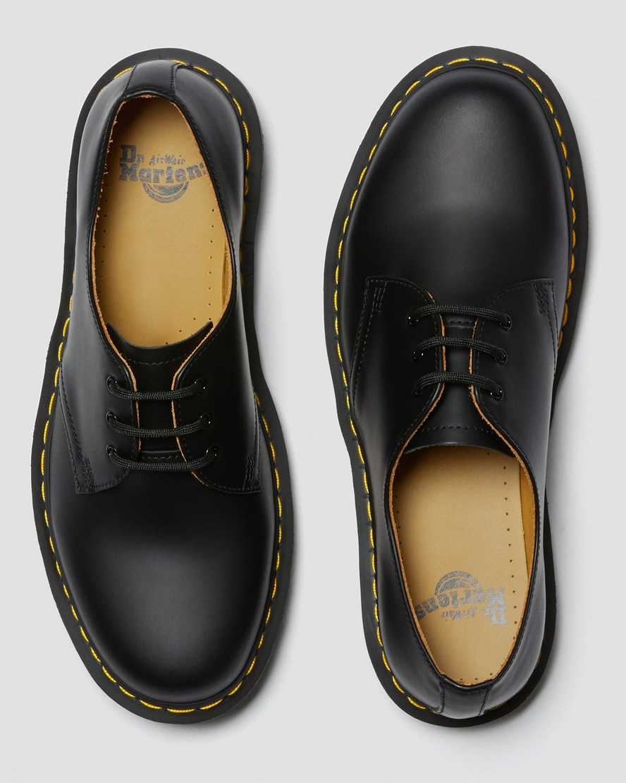 Dr Martens 1461 Smooth Leather Women Oxfords Shoes Black | 53XMCIQDW