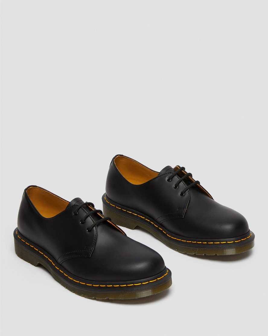 Dr Martens 1461 Smooth Leather Women Oxfords Shoes Black | 53XMCIQDW