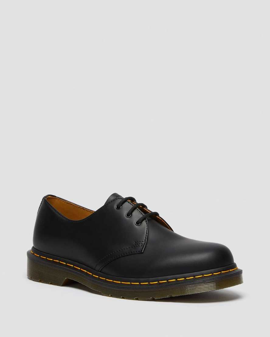 Dr Martens 1461 Smooth Leather Women Oxfords Shoes Black | 53XMCIQDW