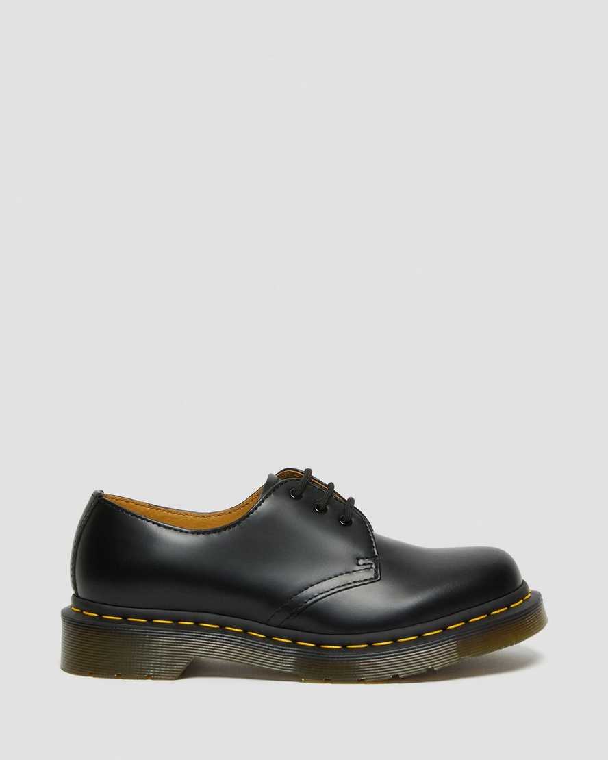 Dr Martens 1461 Smooth Leather Women Oxfords Shoes Black | 26MYQFNLS