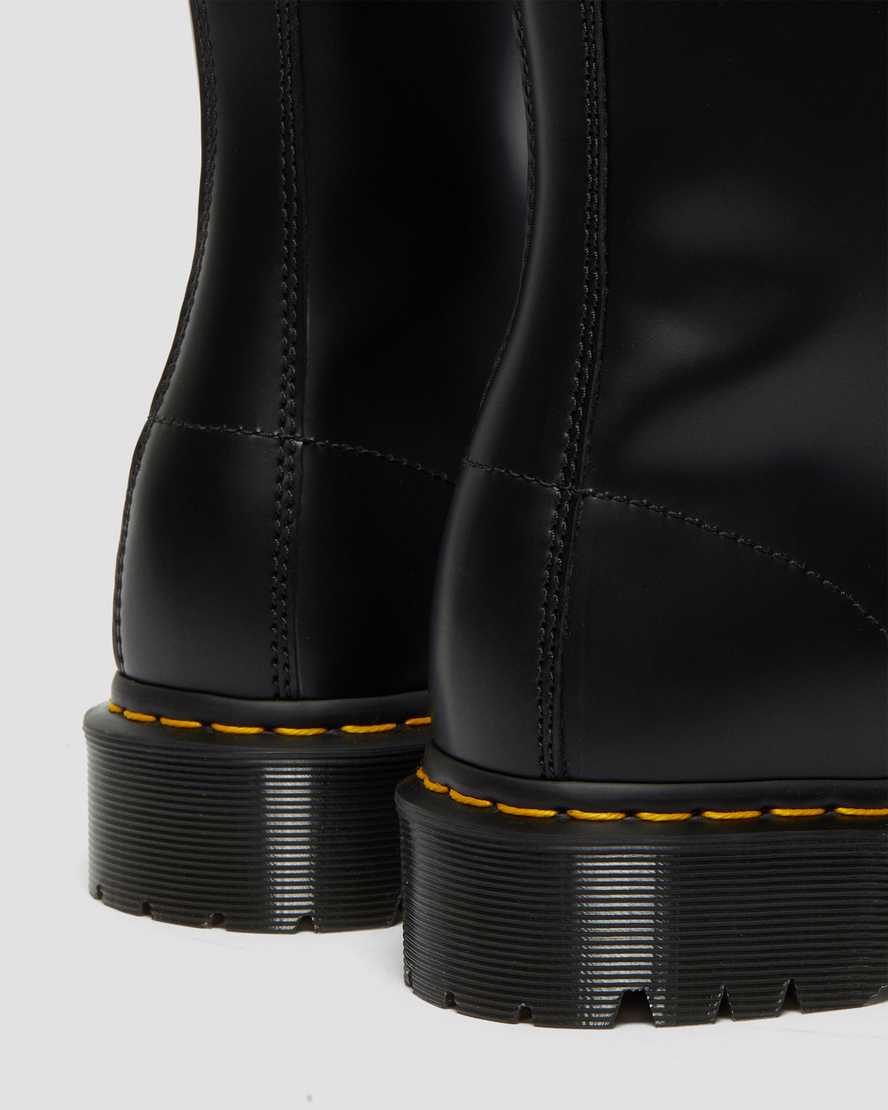 Dr Martens 1490 Bex Smooth Leather Men Mid Calf Boots Black | 15SCAGOTV