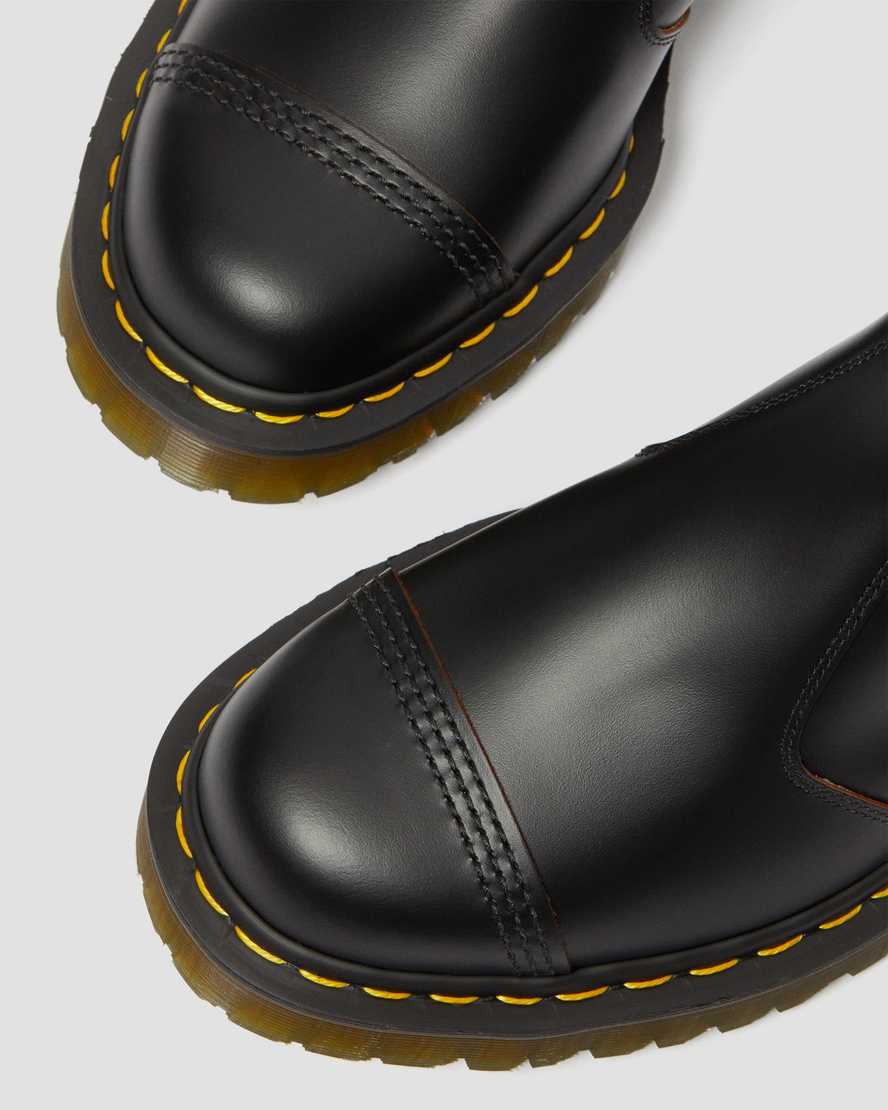 Dr Martens 2976 Bex Made in England Toe Cap Men Ankle Boots Black | 51JMKYFHU