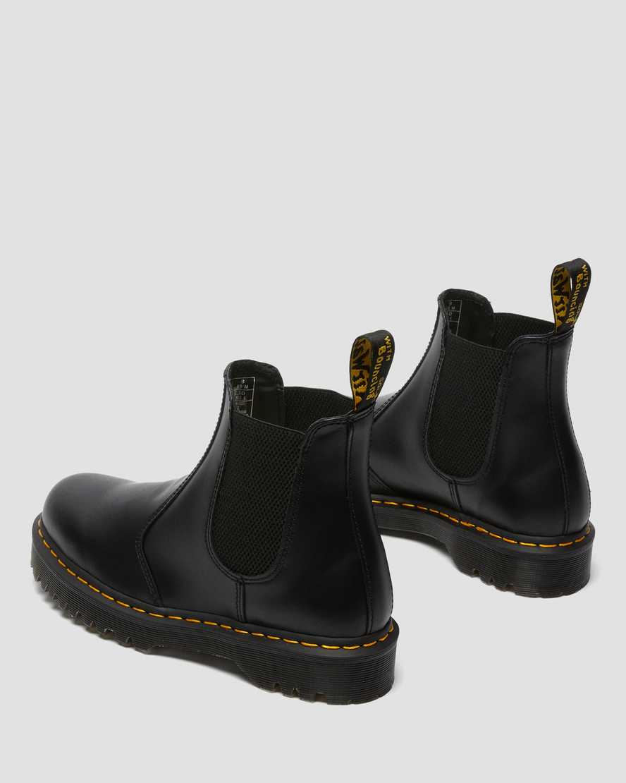 Dr Martens 2976 Bex Smooth Leather Men Chelsea Boots Black | 43XYWNRAJ