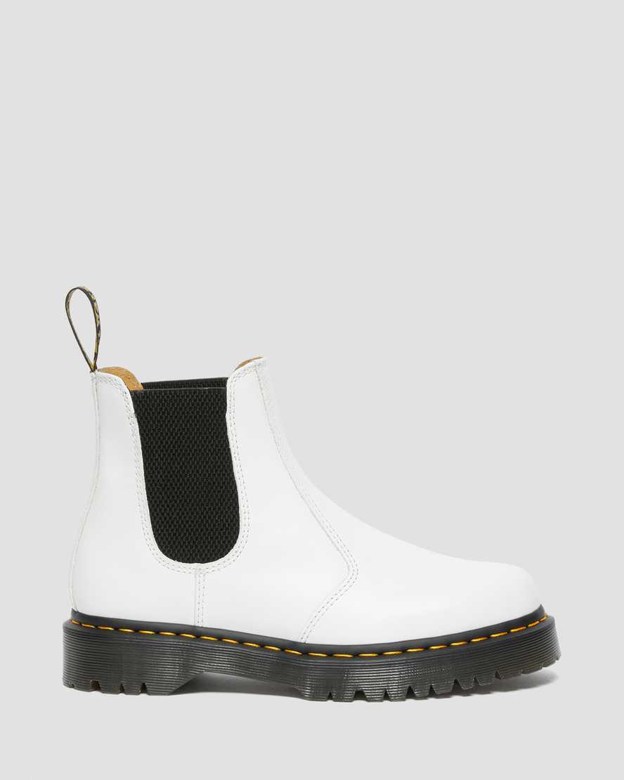 Dr Martens 2976 Bex Smooth Leather Women Chelsea Boots White | 30GYXALTJ